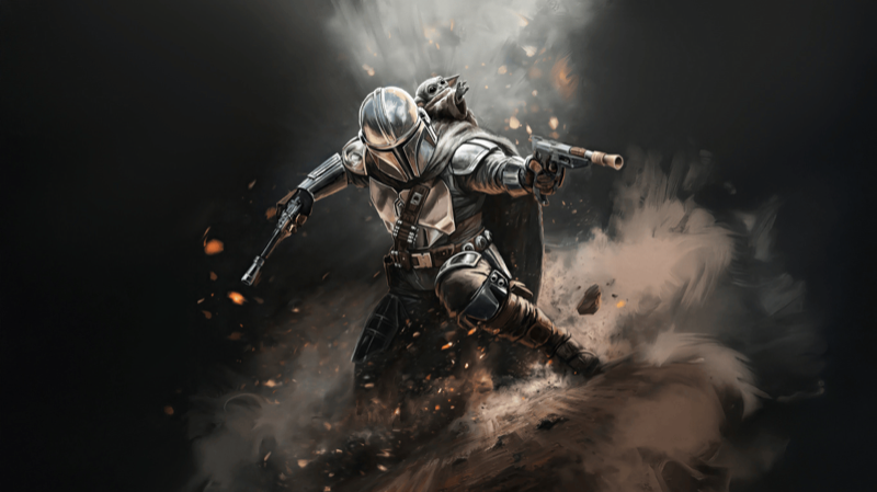 Poster for The Mandalorian and Grogu