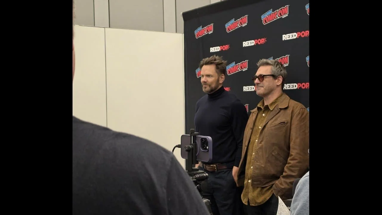 Exclusive Interview With Jon Hamm And Joel McHale At NYCC