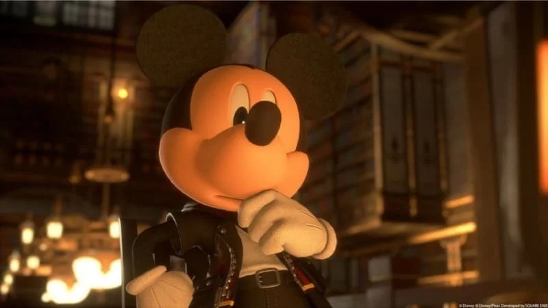 King Mickey pondering new information   Image Source: D23