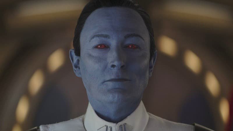 Grand Admiral Thrawn as seen in Ahsoka