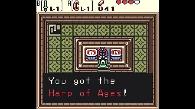 Link obtaining the Harp of Ages