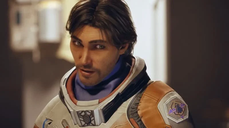Image depicts a male character from the game Exodus, which Ohlen was working on prior to his departure.