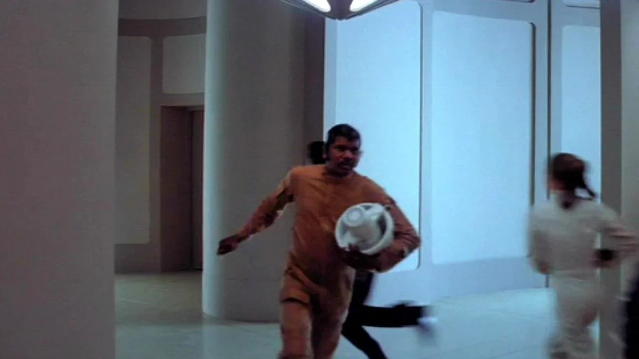 Willrow Hood running in Cloud City.
