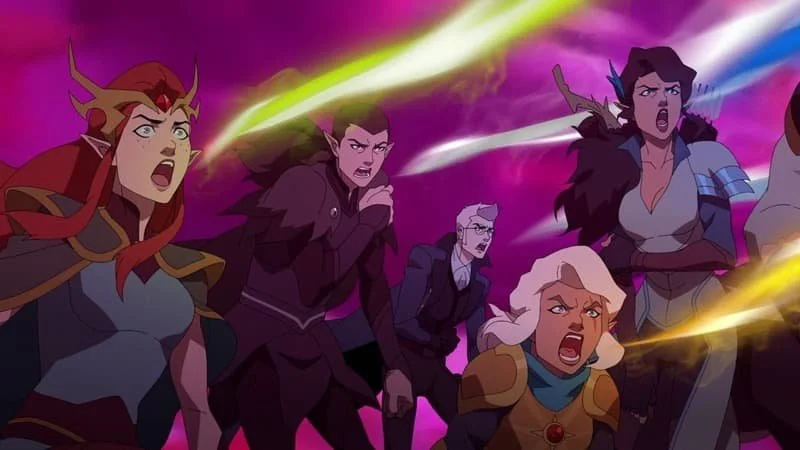 Image Description: Vox Machina helping Scanlan   Image Source: IGN