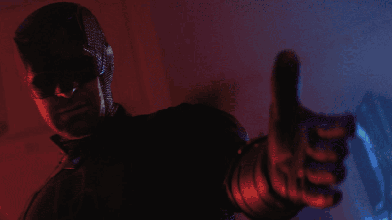 Daredevil offering someone his hand in Episode 5 of Season 2 of Daredevil: Born Again,