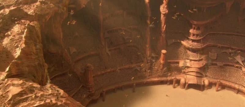 The Execution Arena, filled with eager spectators