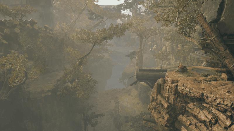 The Basalt Forest on Koboh, a region lush with foliage and planets as well as basalt rock formations,