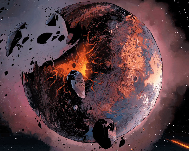 The devastated remnants of Jedha