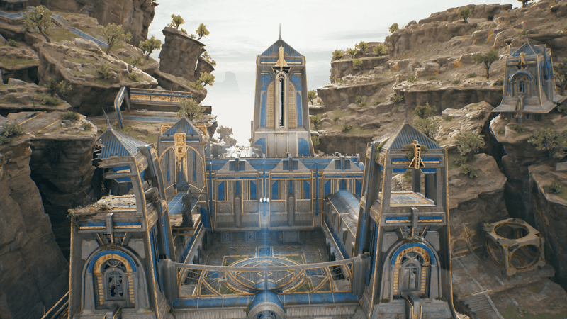 The Devastated Settlement and its central manse,