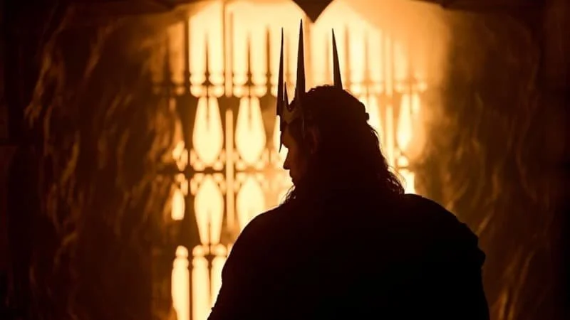 The image teaser of Sauron in Morgoth’s crown
