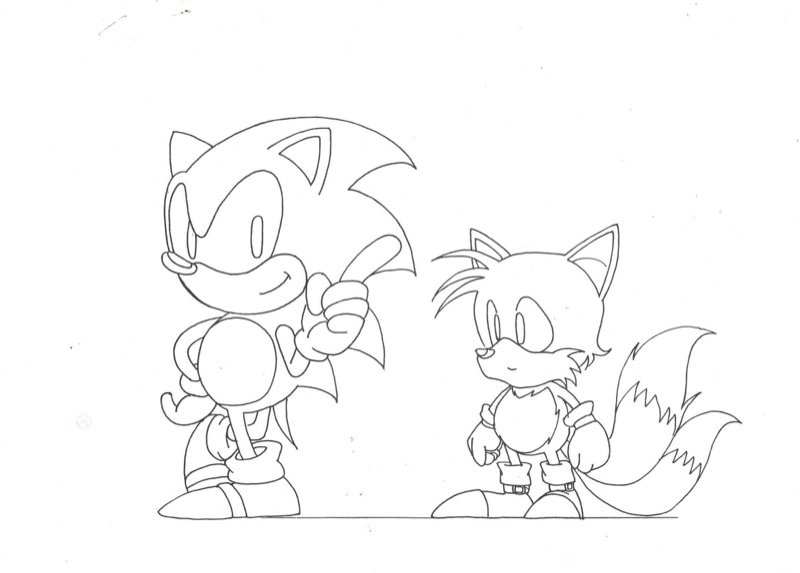 Classic sonic drawing.png - Fan Art & Comics - Sonic Stadium