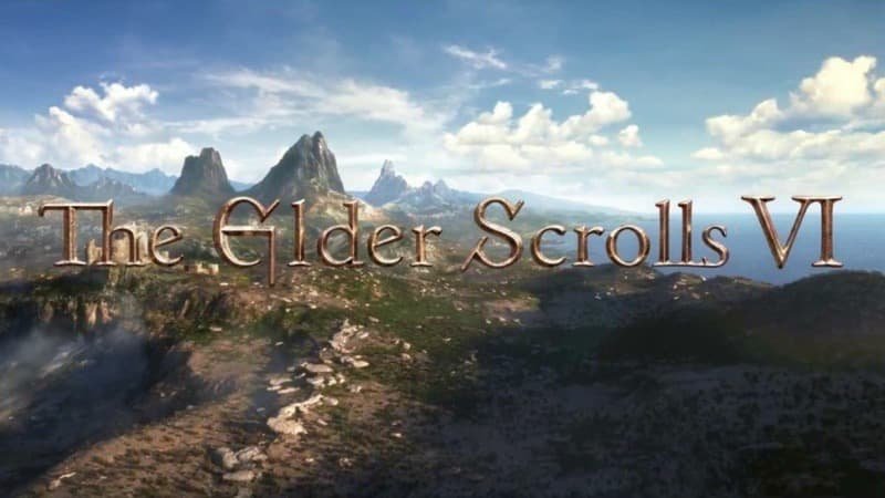Image depicts a landscape with the title “The Elder Scrolls VI”  Image Source: IGN