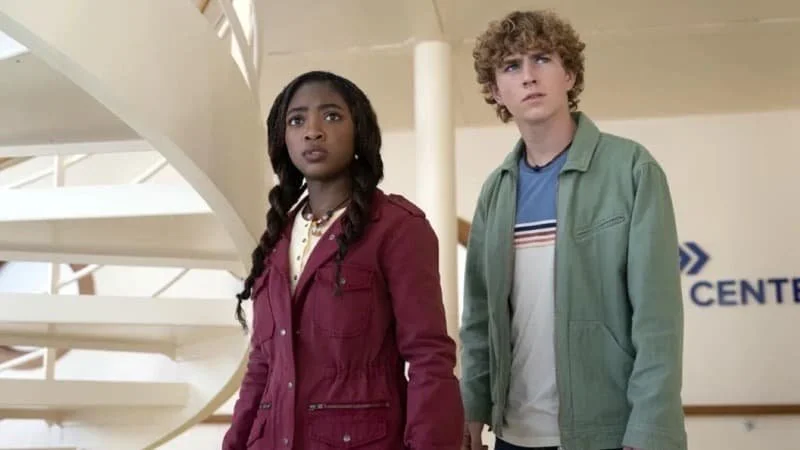 Percy and Annabeth are exploring the cruise ship