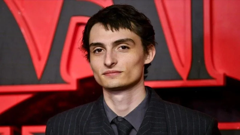 Finn Wolfhard at the premiere of Stranger Things season 5