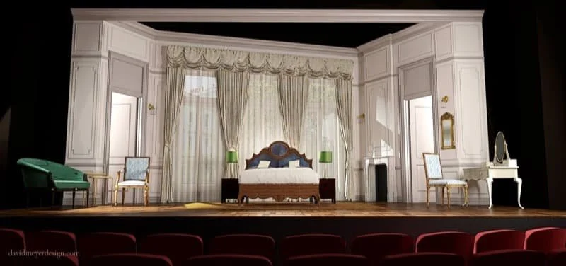 (Scene from Geffen Playhouse play designed by David Meyer)