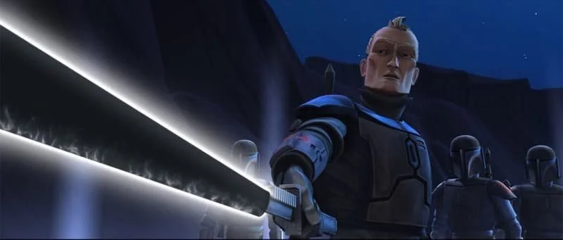 The Darksaber in The Clone Wars Episode, “The Mandalore Plot”