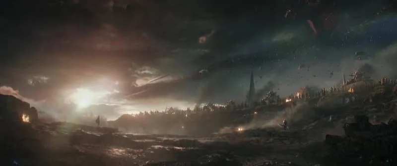 Steve Rogers facing down Thanos’ army in Avengers: Endgame  Image Source: Movie-Screencaps.com