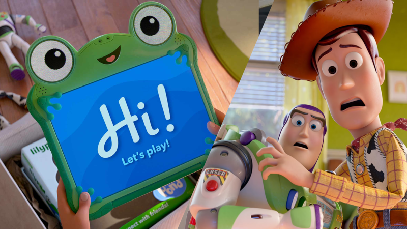 Lilypad (left) with Buzz (middle) and Woody (right) on opposing sides.  Image Source: earlygamecdn.com