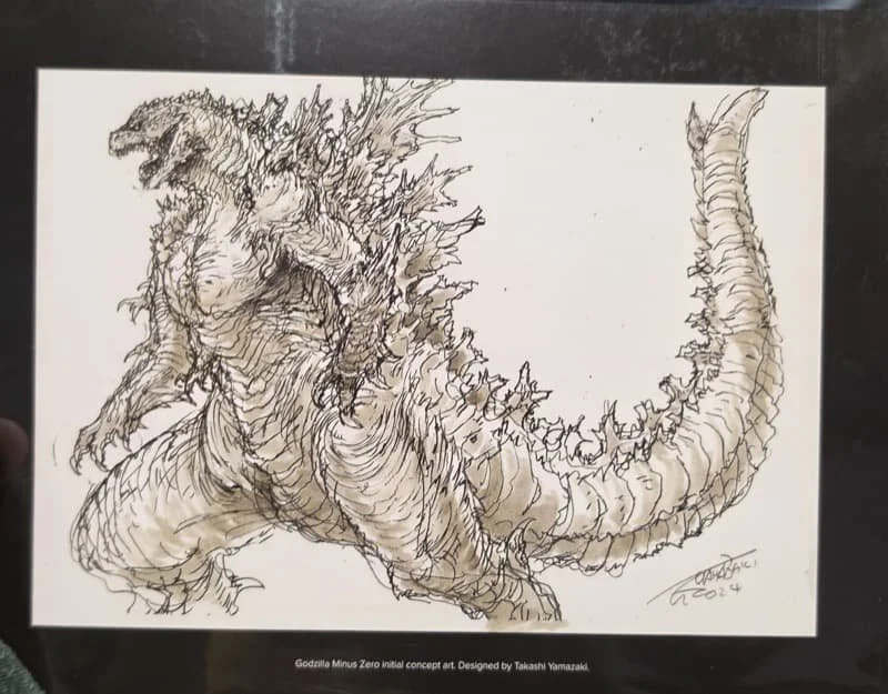 Image Description: Godzilla Minus Zero print they handed out to panel attendees.   Image Source: CultureSlate