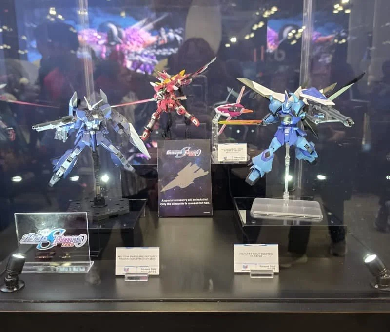 Image Description: Upcoming figures from Mobile Suit Gundam: Seed Freedom Zero  Image Source: CultureSlate