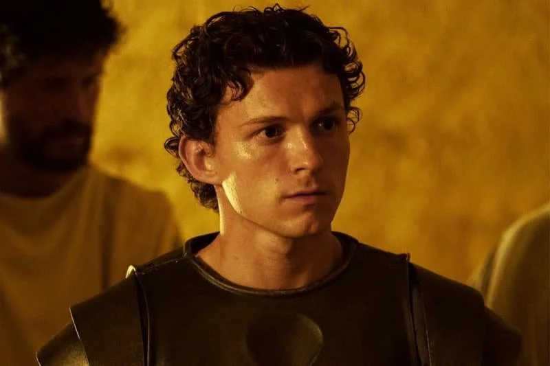 Tom Holland as Telemachus in The Odyssey  Image Source: Entertainment Weekly