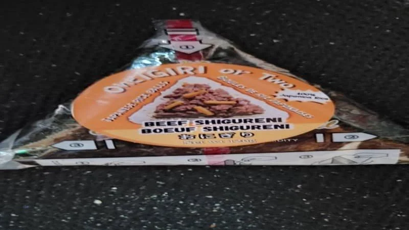 My triangle rice ball.