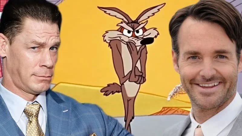 Image description: John Cena, Wile E. Coyote and Will Forte