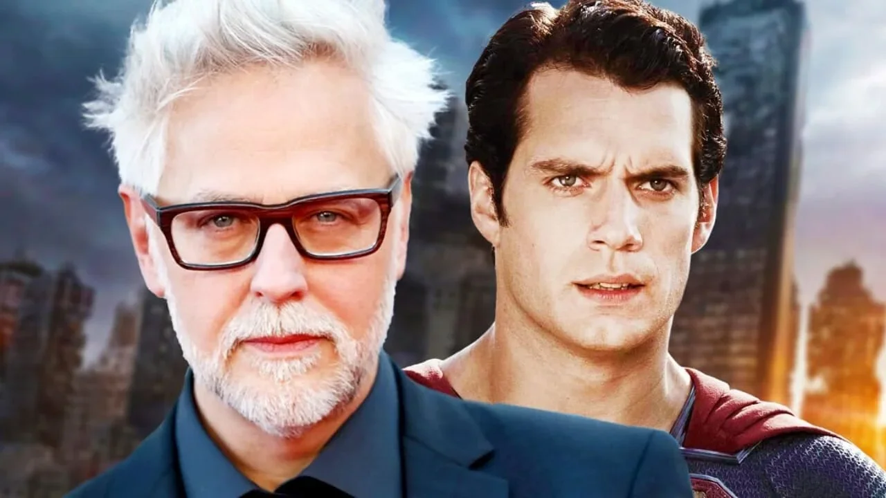 James Gunn and Henry Cavill's Superman.