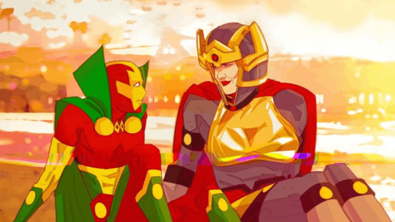 Concept artwork for the Mister Miracle animated show