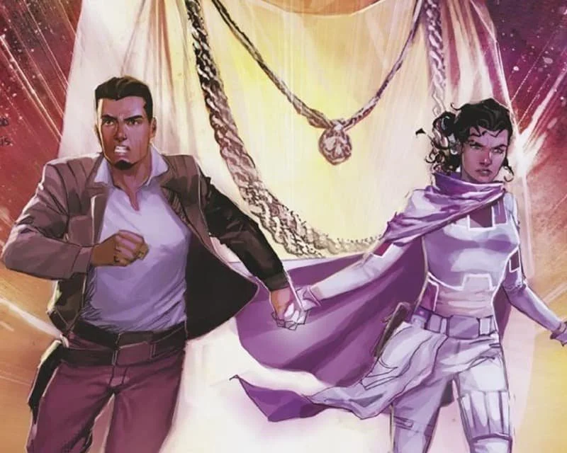 Shara Bey and Kes Dameron while on their mission to save Mon Mothma,