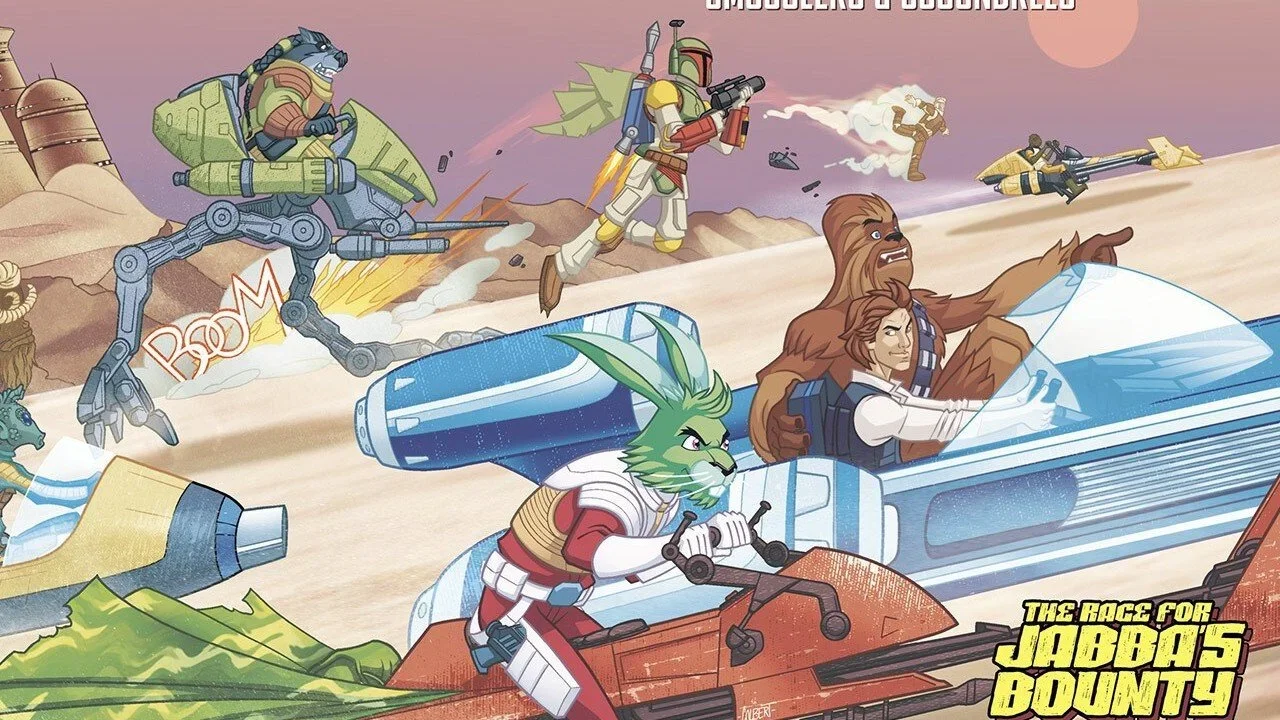 Cover art for 'The Race for Jabba’s Bounty'