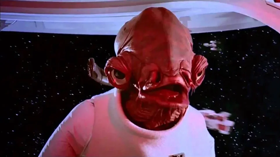 Admiral Ackbar saying "It's a trap!"