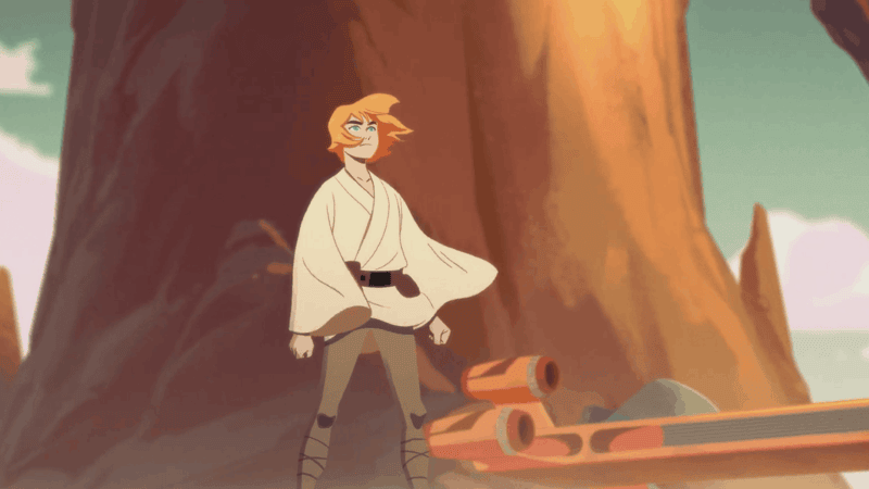 Luke Skywalker on Tatooine  Image Source: YouTube