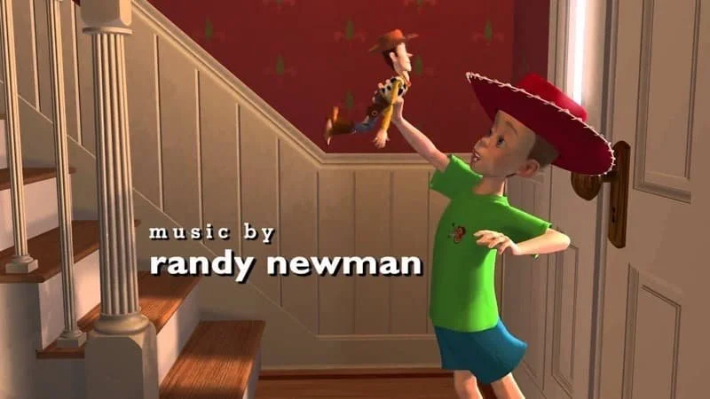 Opening scene of Andy playing with Woody in Toy Story.  Image Source: i.ytimg.com