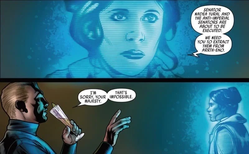 Star Wars comic strip