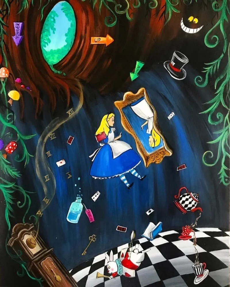 Alice In Wonderland  Image Source: Etsy
