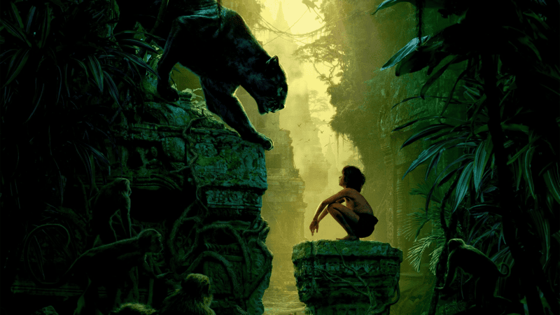 Neel Sethi on the poster for The Jungle Book