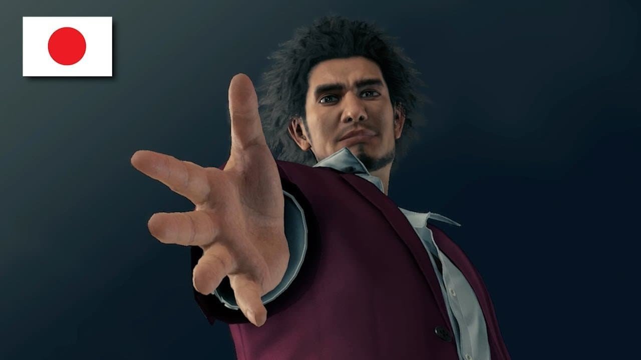 Image Desc: Ichiban reaching out a hand to a kid