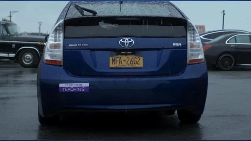 The car Sally is driving