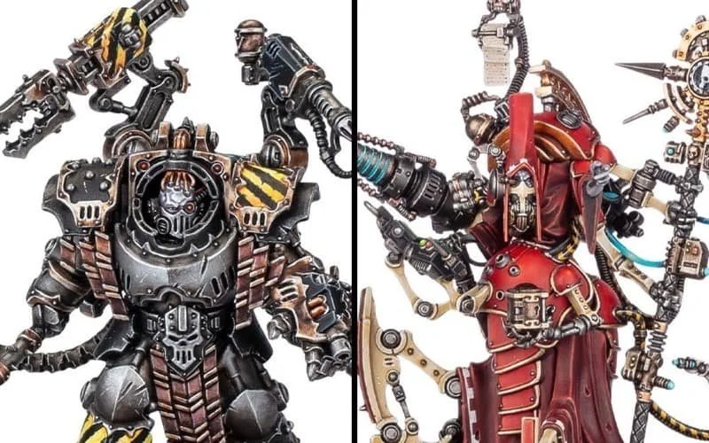 The leaders of the two main opposing forces in this narrative release, warlord Kravek Morne and Archmagos Thulia Ghuld