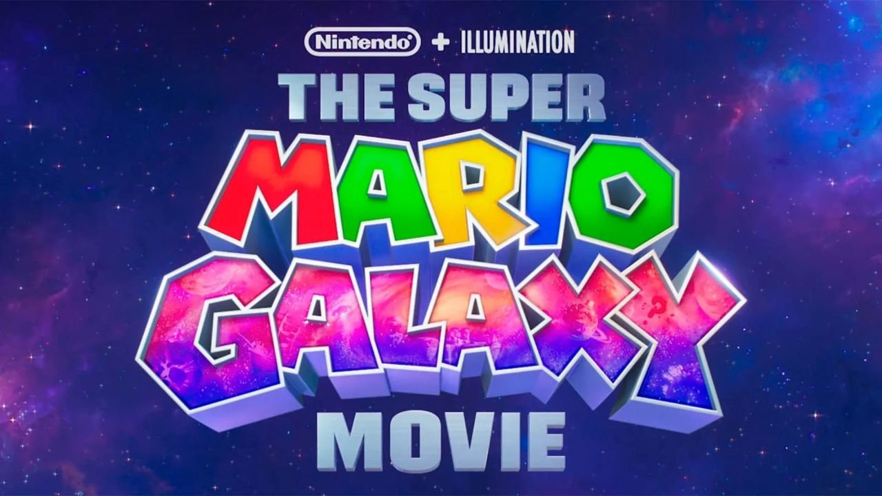 Super Mario Bros. Galaxy movie title card.