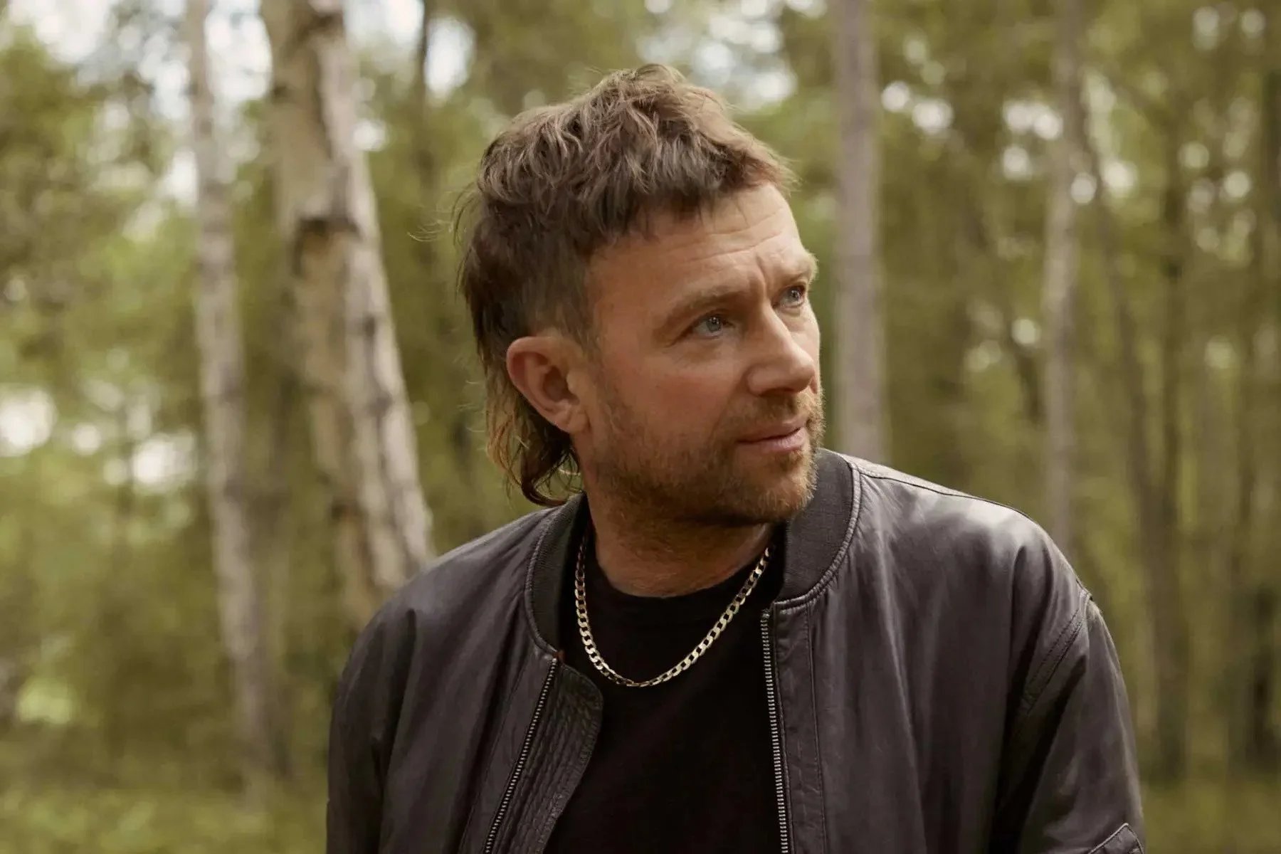 Damon Albarn doing a photoshoot for Rolling Stone Magzine.  Image Source: Rolling Stone