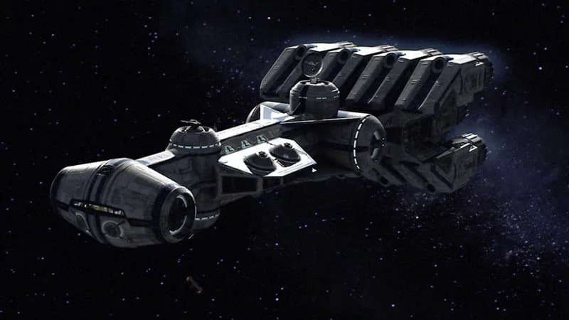 A Corellian Corvette similar to the vessel which serves as a major location throughout much of Eyes Like Stars,   Image Source: StarWars.com