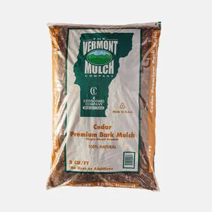 Natural Brown Cedar Mulch - 9 Bags