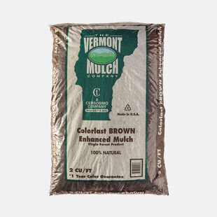 Brown Dyed Organic Mulch - 9 Bags