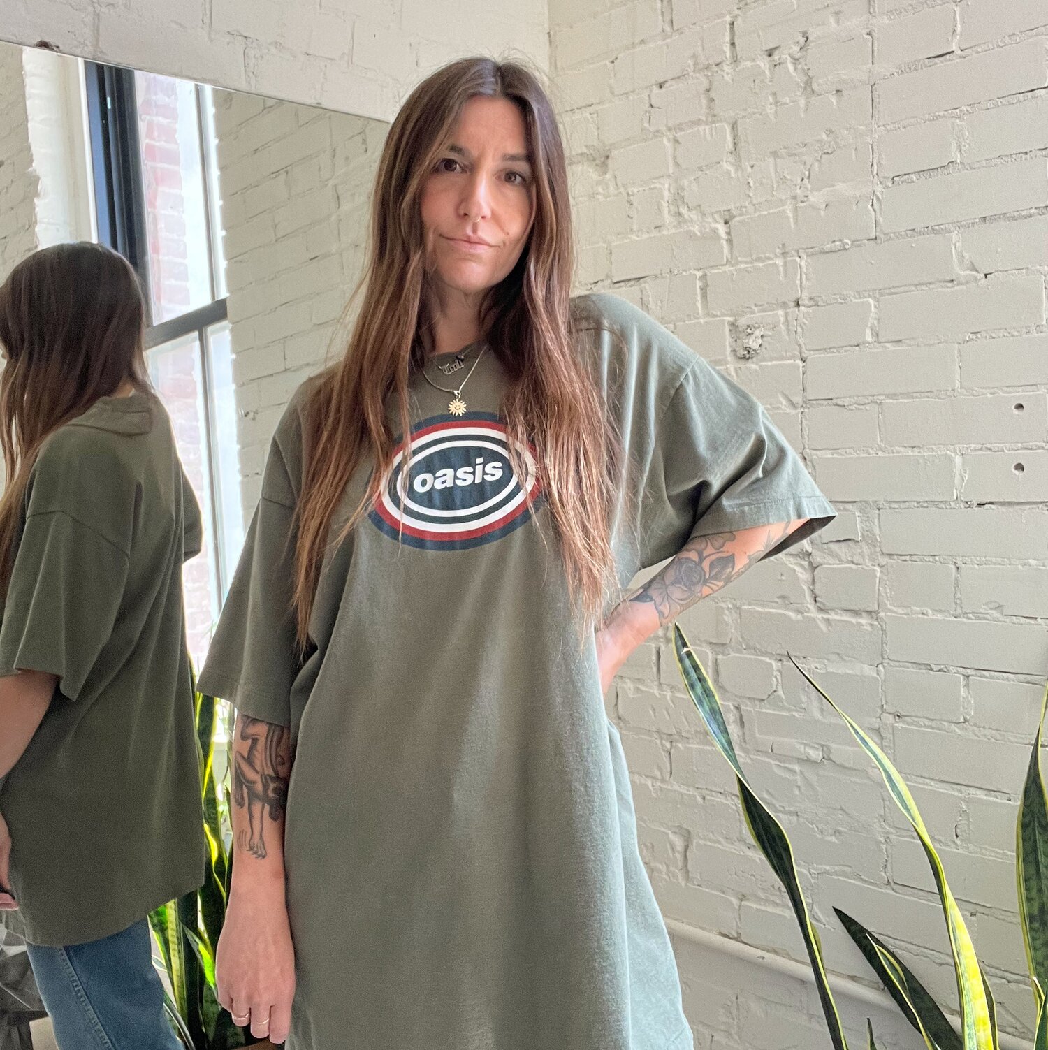 90s Oasis Tee, Size XL/XXL — May's Place: Be Green. Buy Vintage.