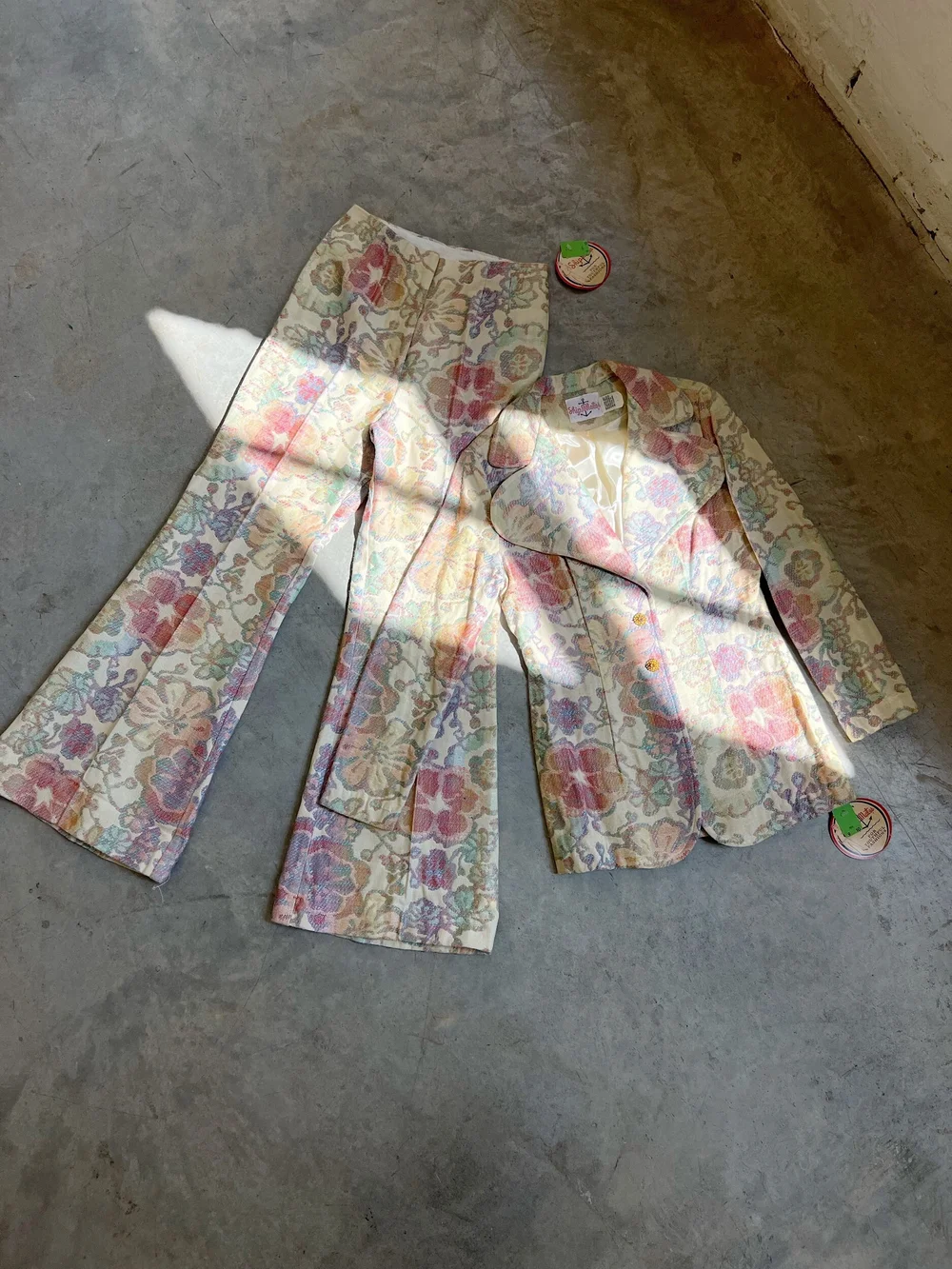 パンツ 80s dead stock flower pattern pants パンツ 80s dead stock flower pattern pants Vtg 80's Floral