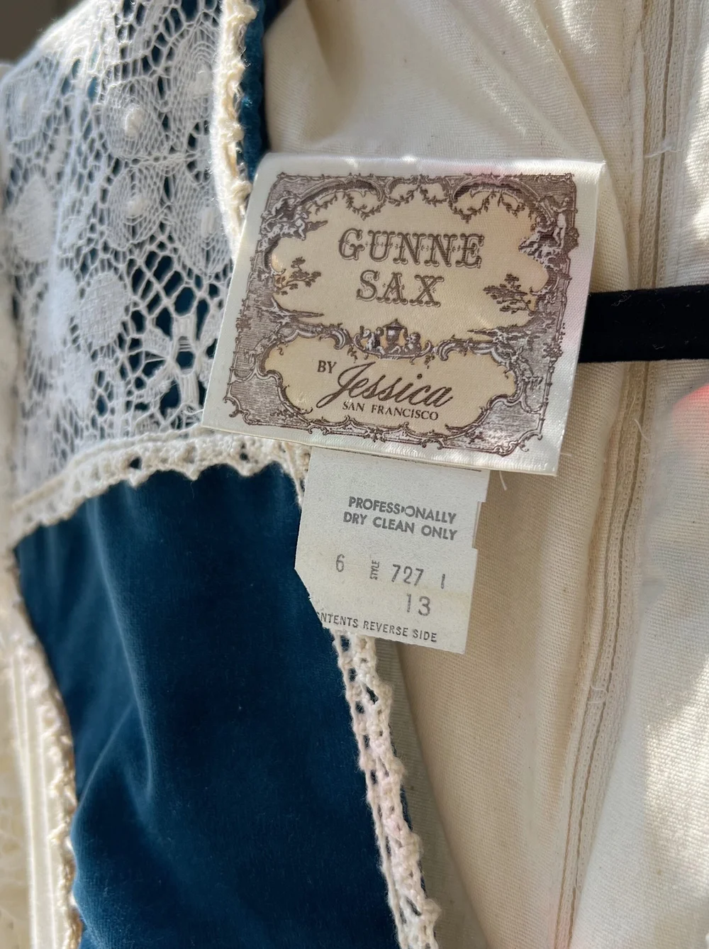 Gunne sax top dress size 16
