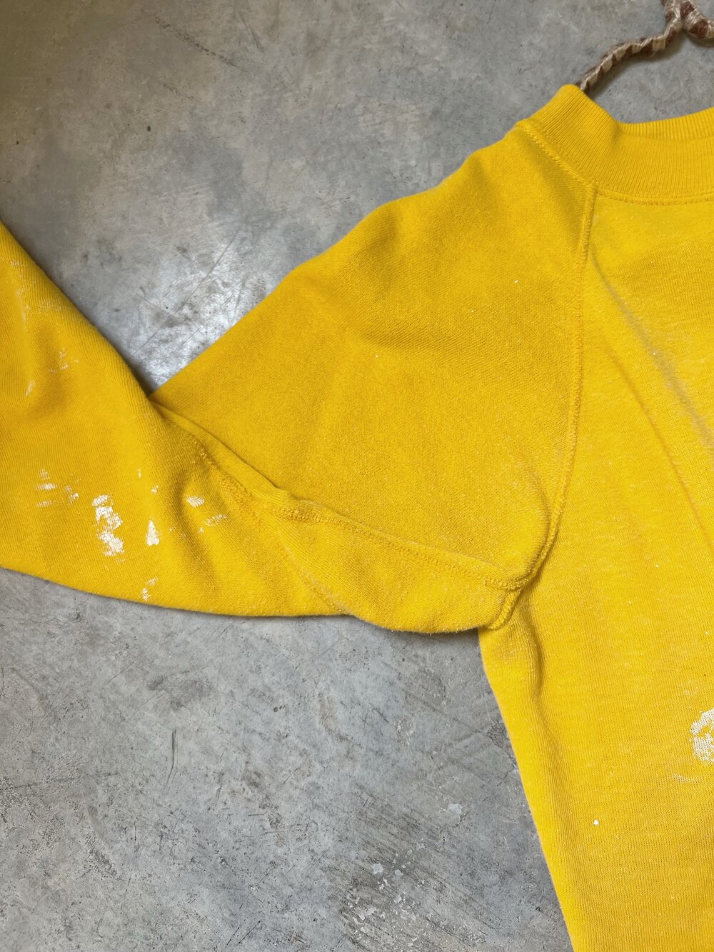 Printed Full Sleeve Ladies Mustard Yellow Hooded Sweatshirt, Size: Large