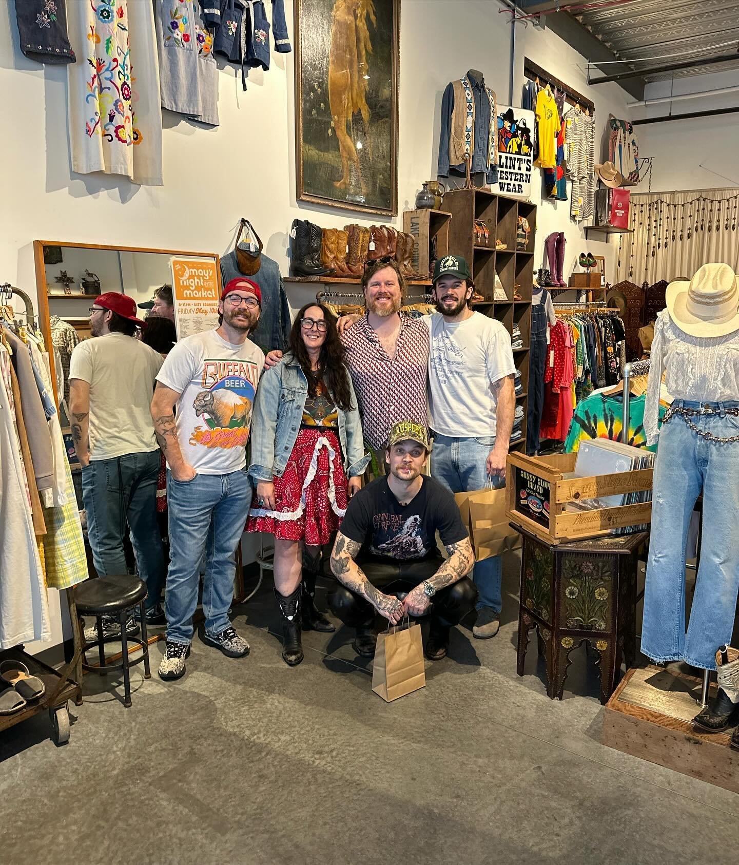 Loved having half of @zachlanebryan&rsquo;s band in the shop this morning! If you&rsquo;re going to the show tonight look for @readconnolly in a killer denim suit from Mays!

An absolute pleasure to have y&rsquo;all in today! Best of luck on the rest